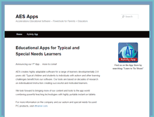 Tablet Screenshot of aesapps.com